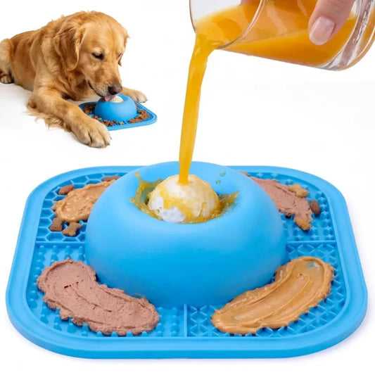 Anti-Slip Silicone Pet Licking Bowl