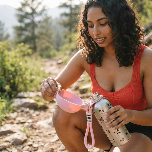 Portable Stainless Steel Dog Water Bottle